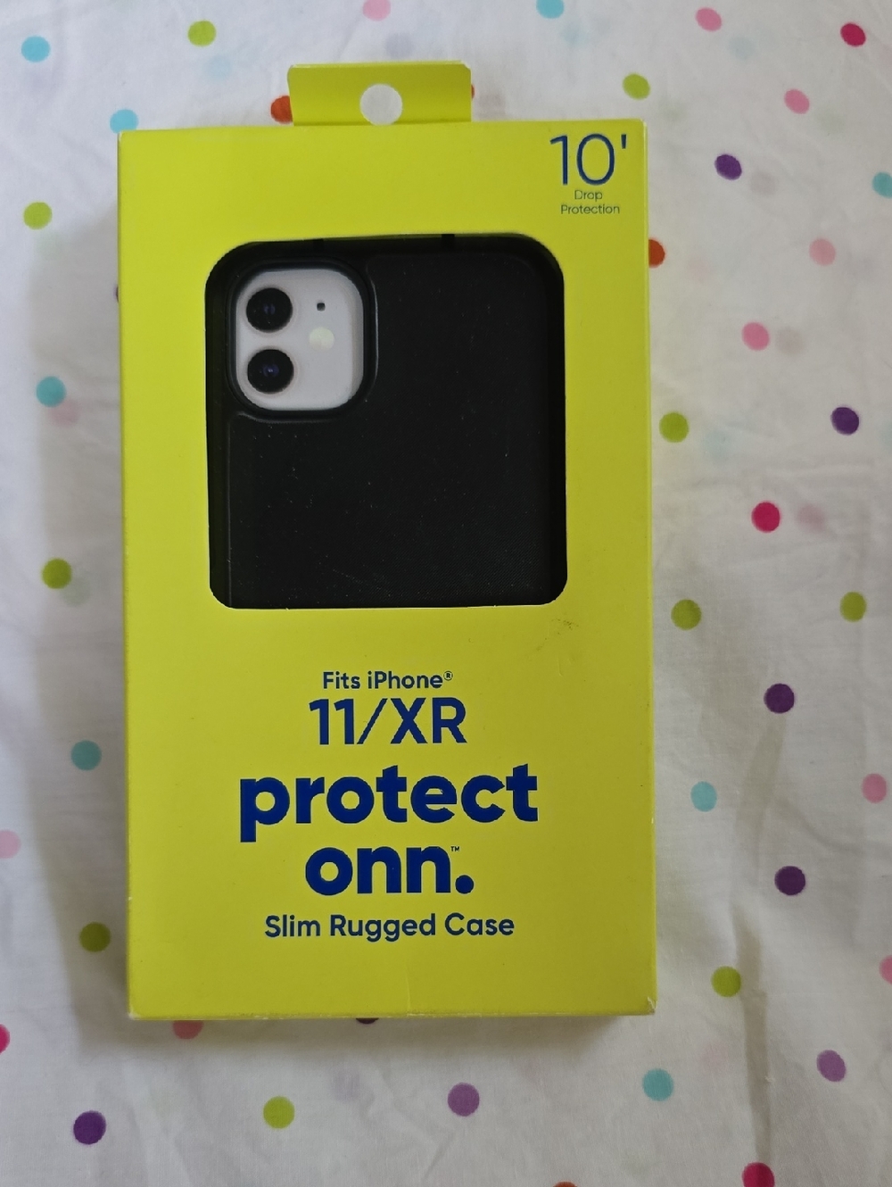 PRotect Onn. Slim Yet Rugged Black Case for iPhone 11/XR